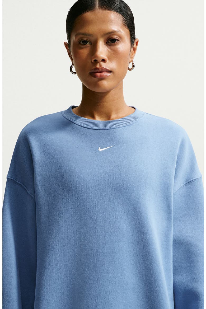 Studio Fleece Oversized Sweatshirt, Alternate, color, 486 WORKBL/SAIL