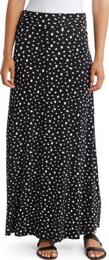Loveappella Roll Waist Maxi Skirt