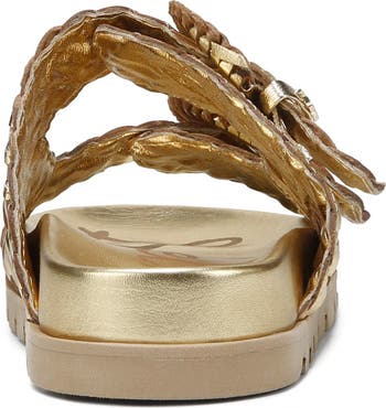 Tiffanie Woven Two-Strap Sandal