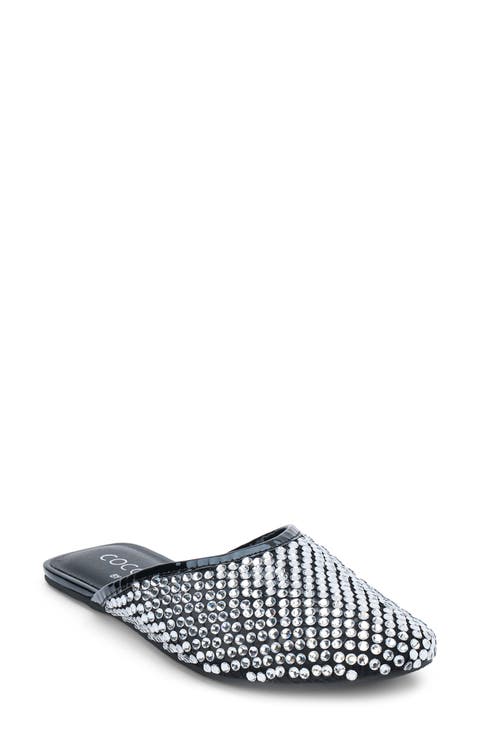 Karlie Rhinestone Mesh Mule (Women)