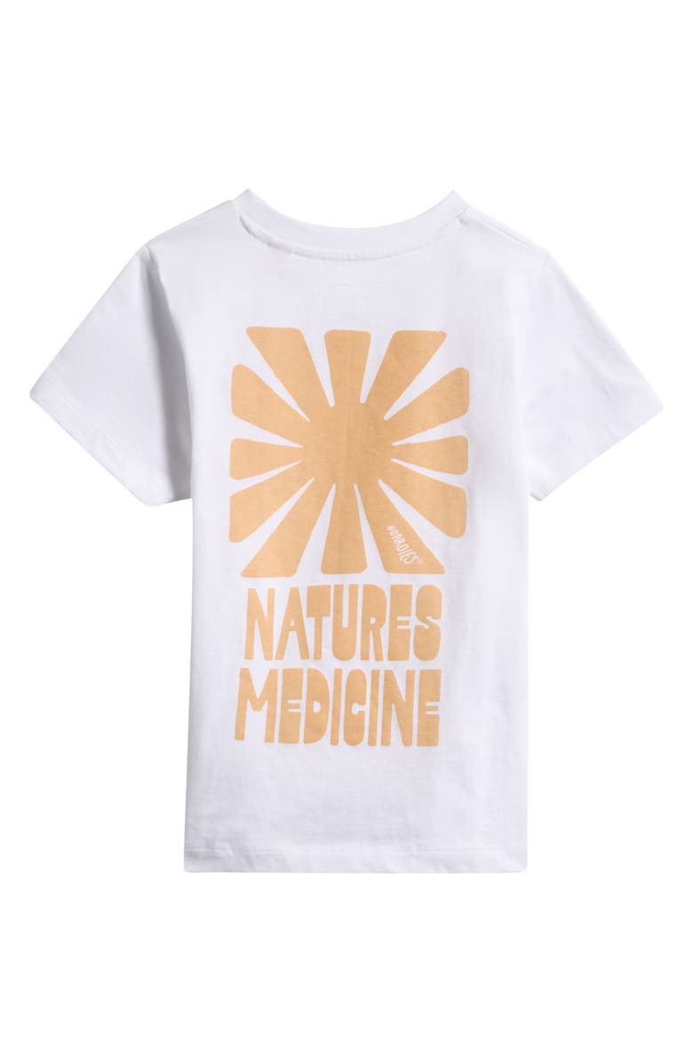 Boardies Kids' Natures Medicine Cotton Graphic T-Shirt, Alternate, color, White