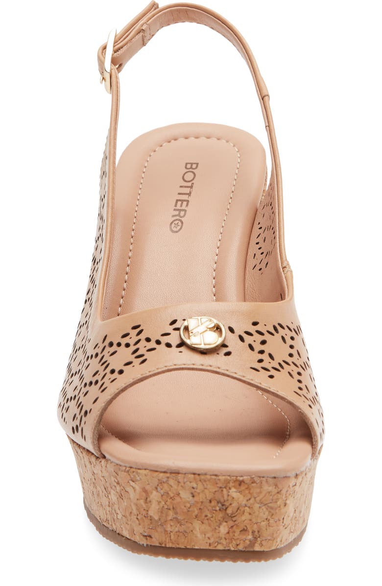 Bottero Slingback Wedge Sandal, Alternate, color,