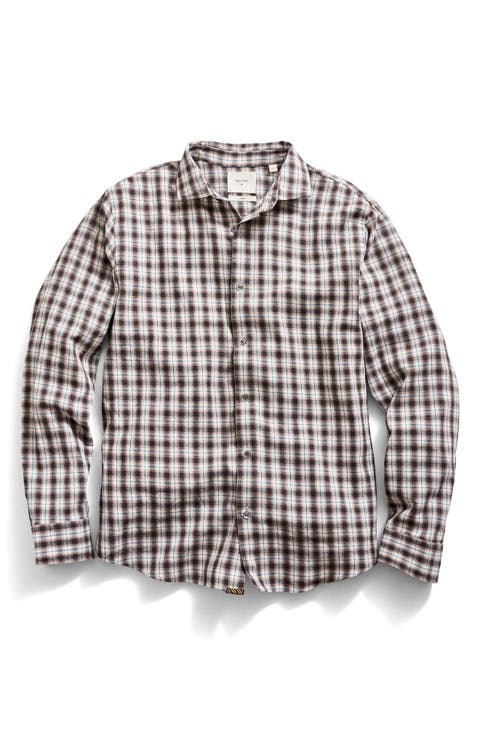 Hutcheson Plaid Cotton Button-Up Shirt