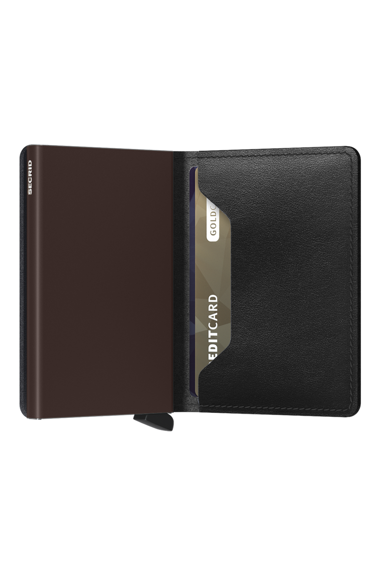 Slimwallet Original, Alternate, color, Black-Brown