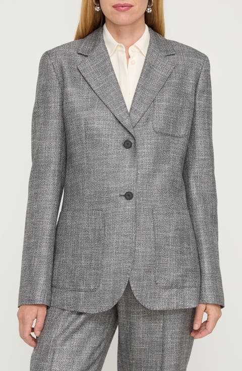 Patch Pocket Twill Blazer