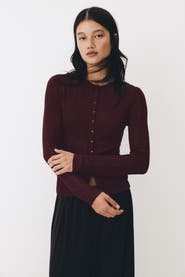 H&M Pointelle-knit cardigan
