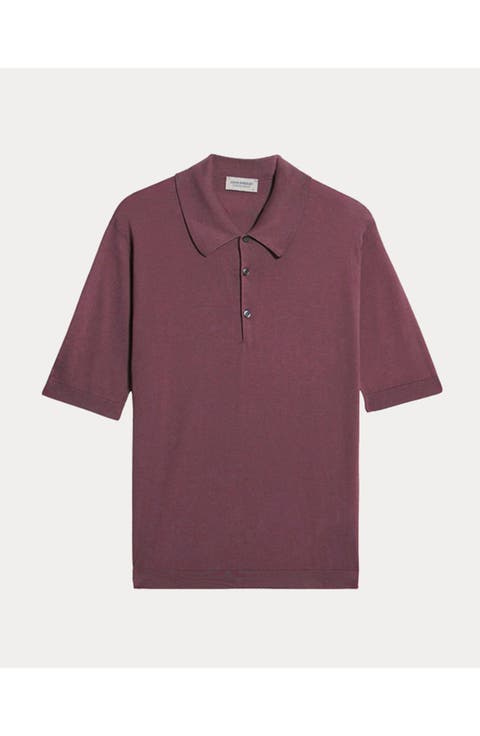 Isis Short Sleeve Knit Polo