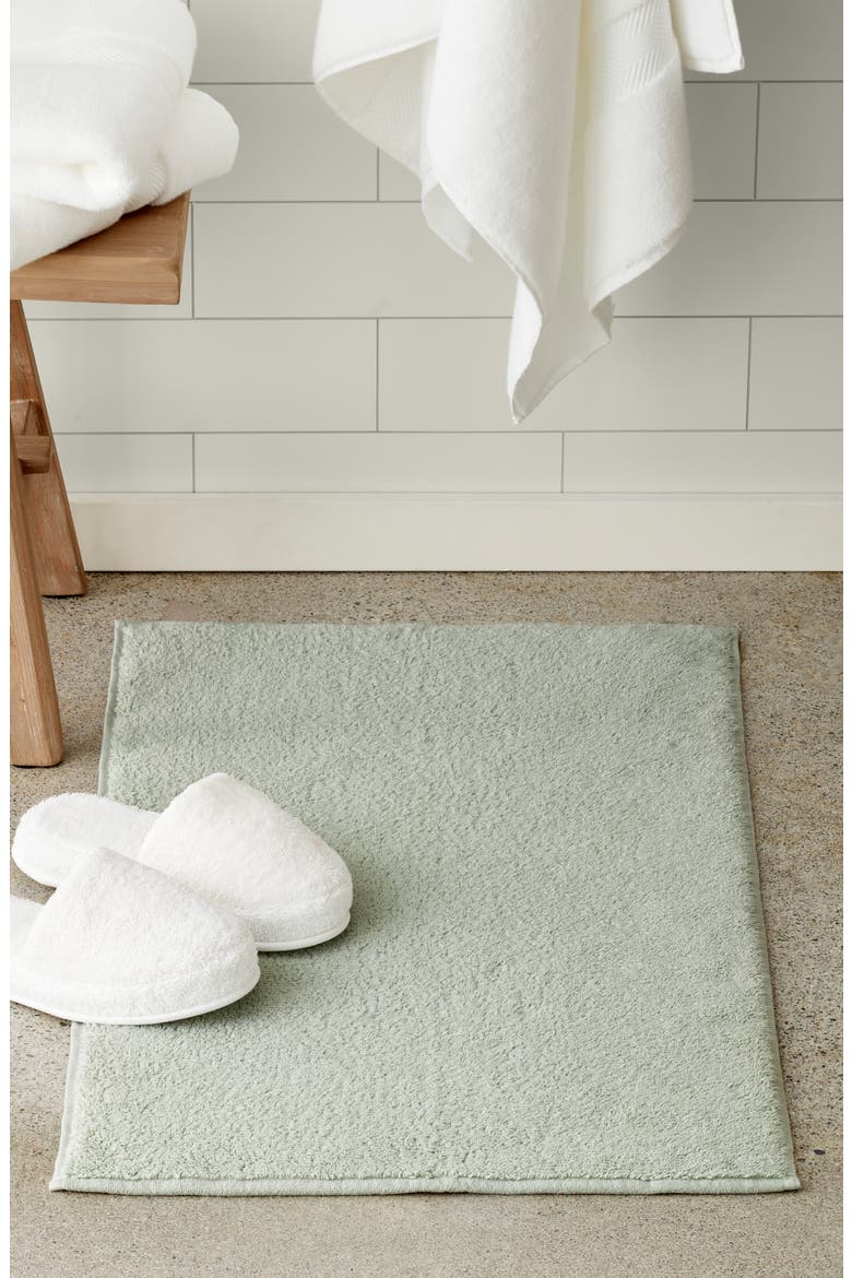 Organic Hydrocotton Bath Mat, Alternate, color, GREEN MIRROR