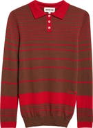 Shushu/Tong Stripe Wool Blend Polo