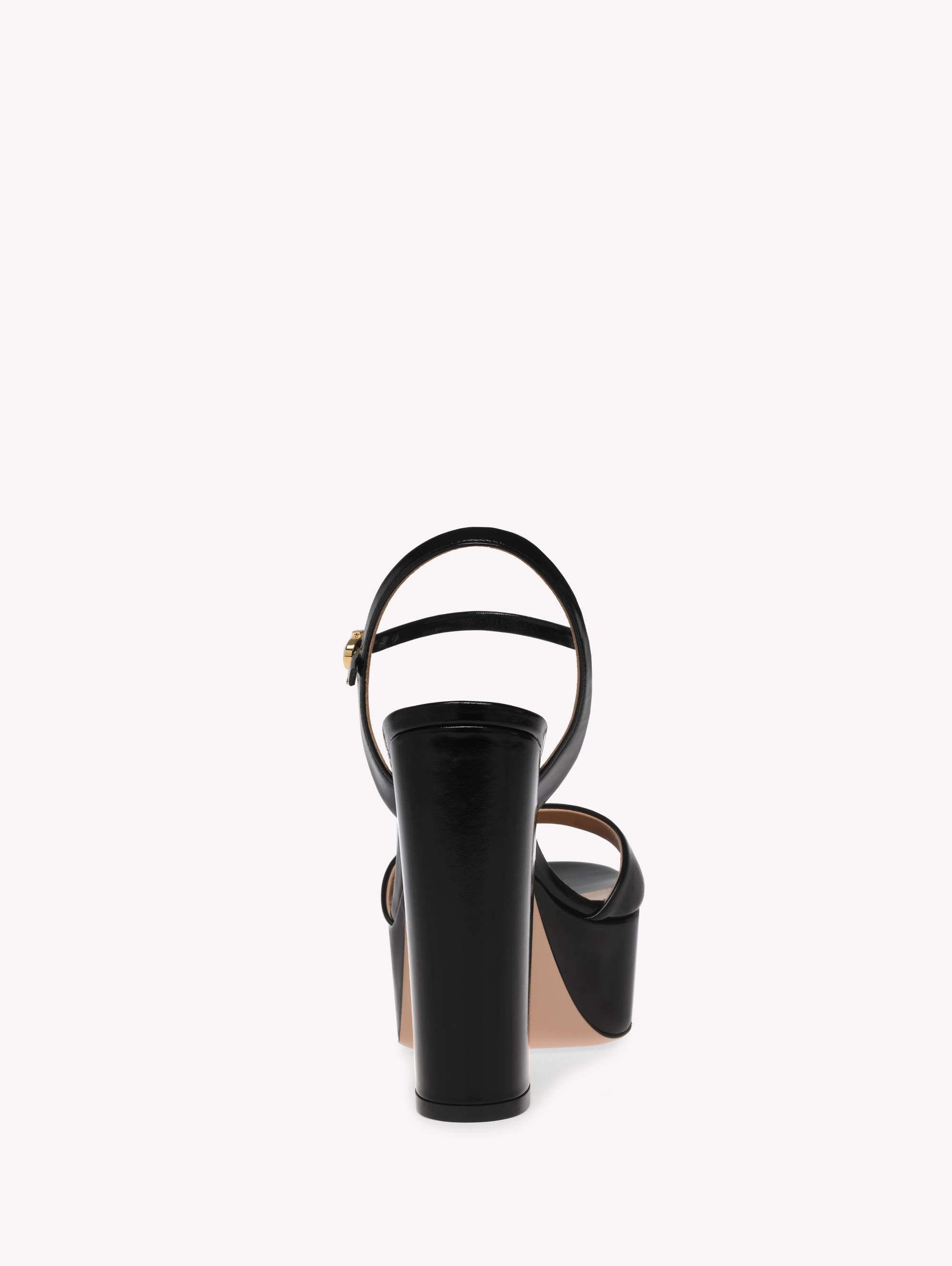 Gianvito Rossi Marlena Sandal, Alternate, color, Black Nappa