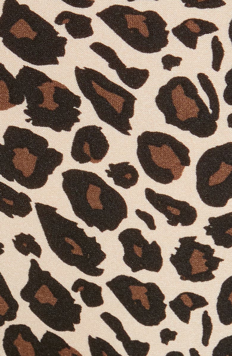 Chantelle Lingerie Soft Stretch Thong, Alternate, color, Leopard Print -Oz