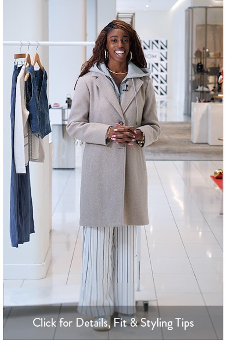 Layered Hoodie Bib Coat video
