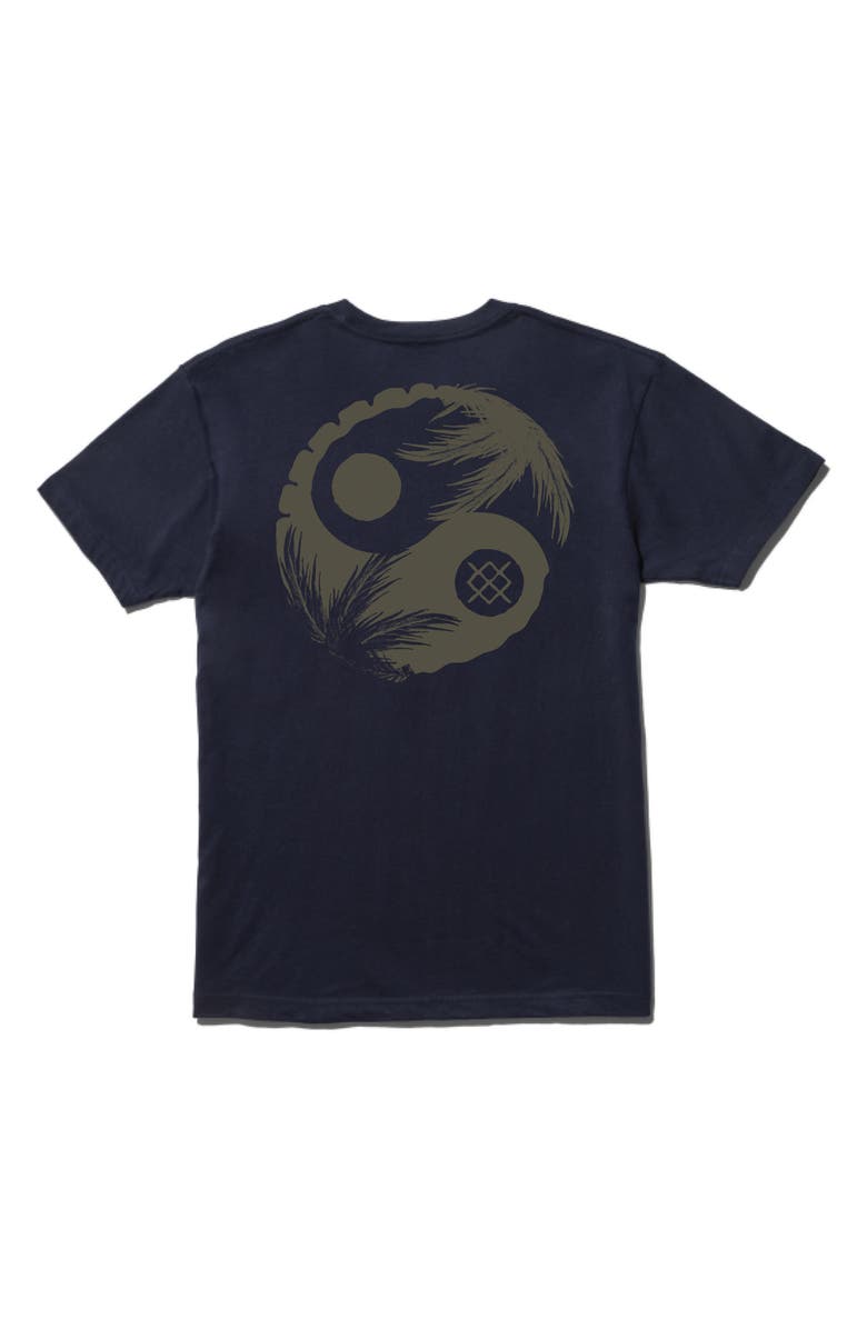 Stance Opposites Cotton Graphic T-Shirt, Alternate, color, Navy