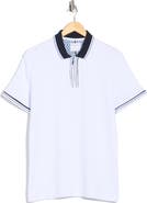 DENIM AND FLOWER Textured Square Polo