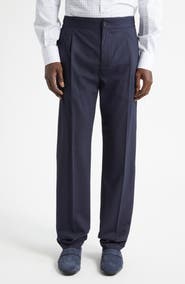 ISAIA Pleated Wool Blend Pants