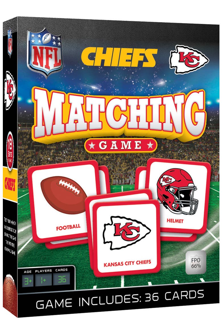 Kansas City Chiefs Matching Game, Main, color, Multicolor
