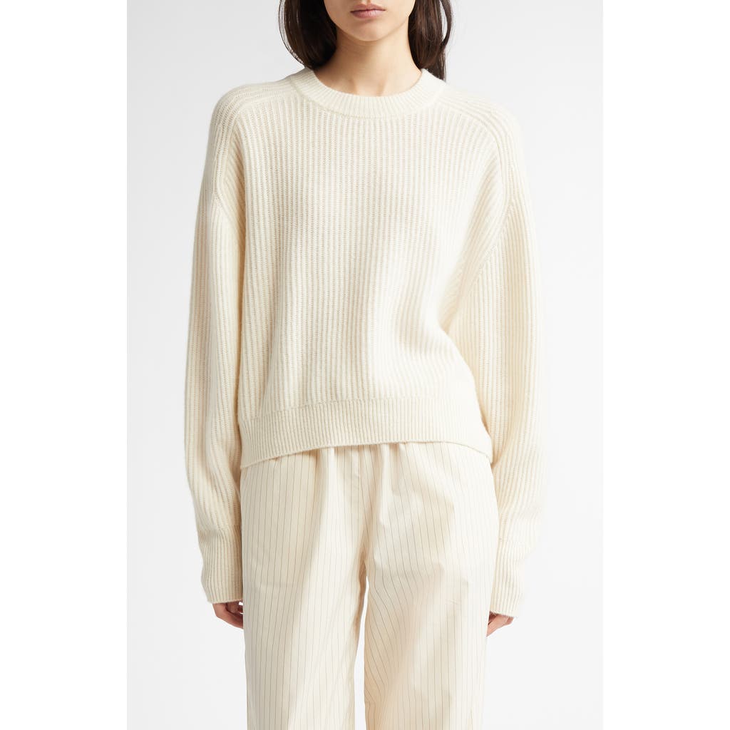 LOULOU STUDIO LOULOU DE SAISON BERENICE OVERSIZE CASHMERE RIB SWEATER