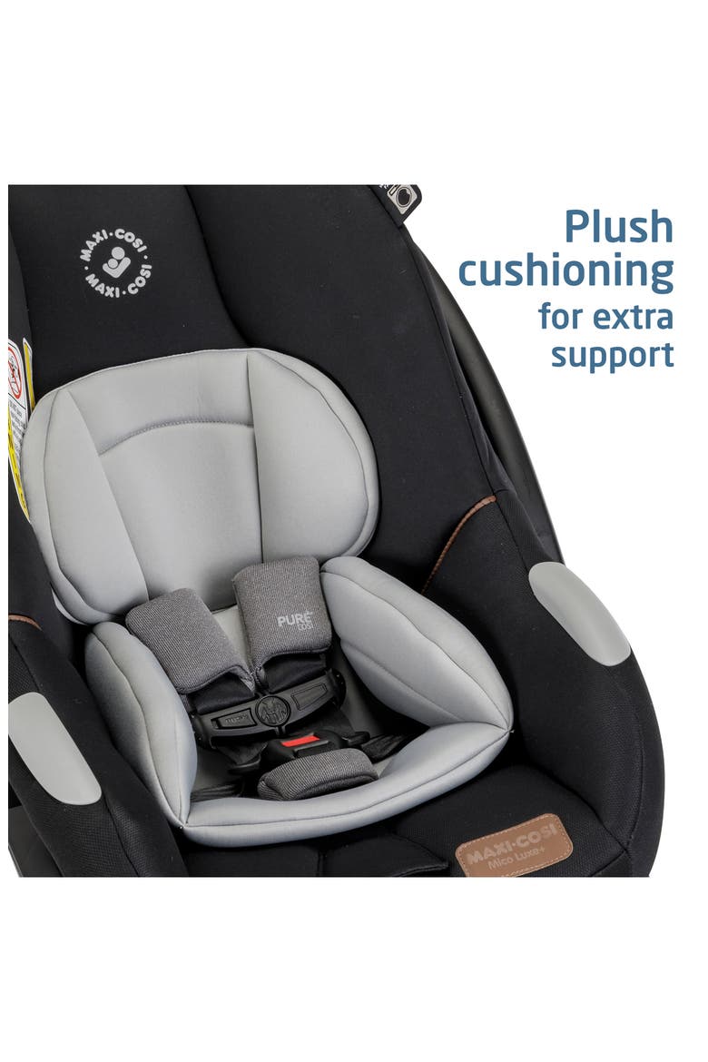 Mico™ Luxe+ Infant Car Seat, Alternate, color, ESSENTIAL BLACK