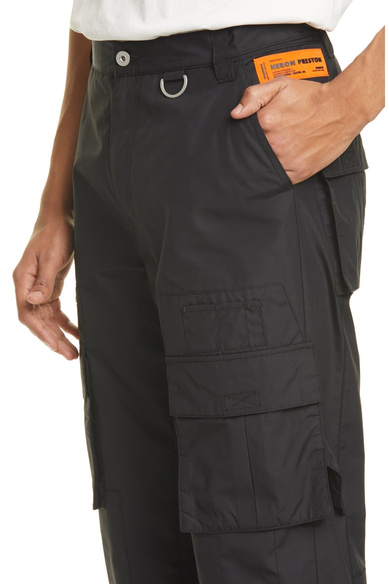 Cargo Pants, Alternate, color, BLACK ORANGE
