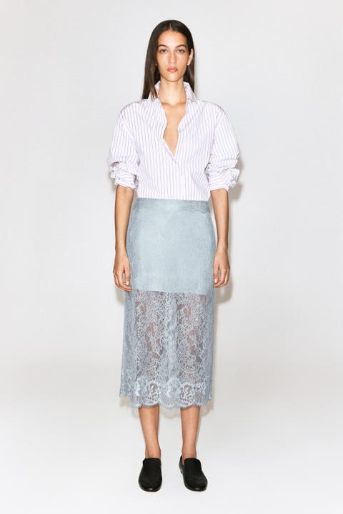 Lace Midi Skirt