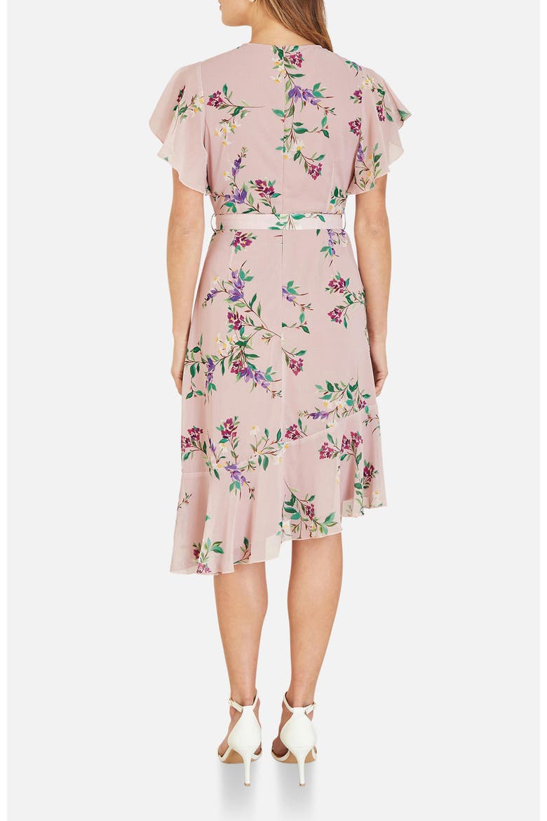 Midi Dress With Frill Details, Alternate, color, Pink