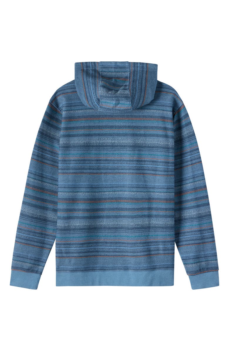 O'Neill Kids' Bavaro Stripe Hoodie, Alternate, color, Blue Mirage