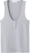 MANGO Rib Pajama Top