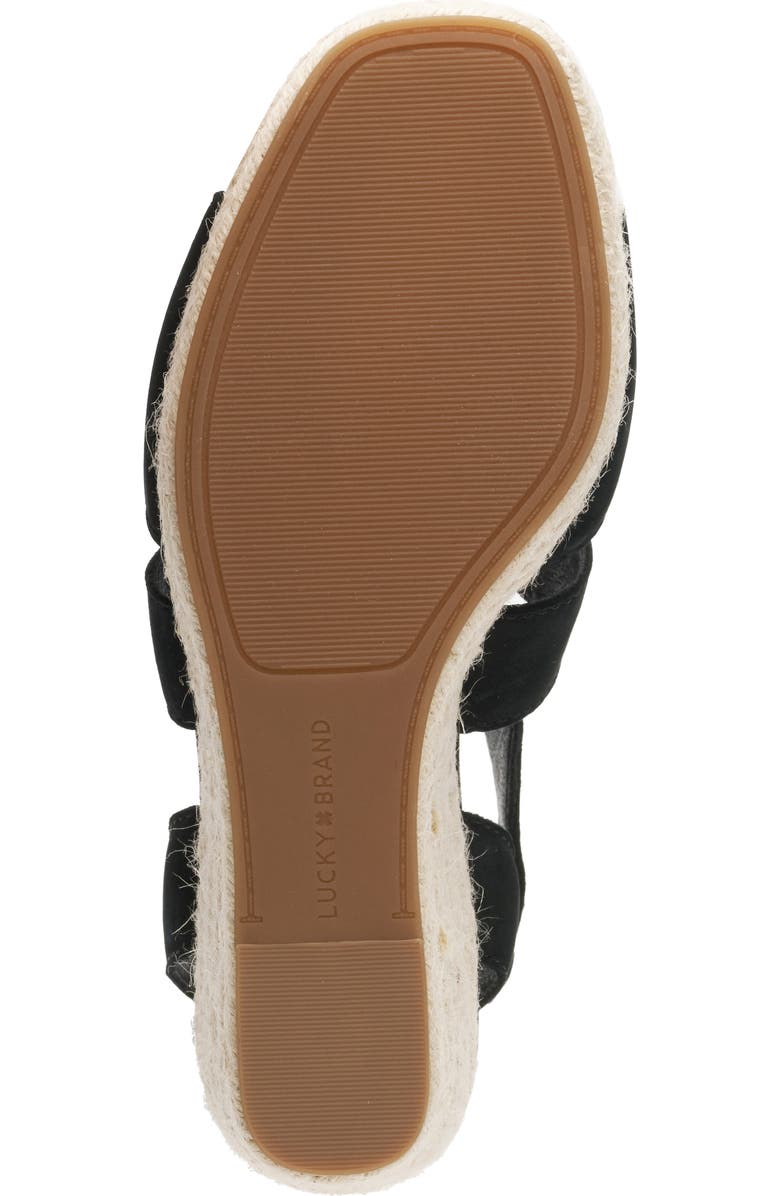 Lucky Brand Mendona Espadrille Wedge Sandal, Alternate, color,