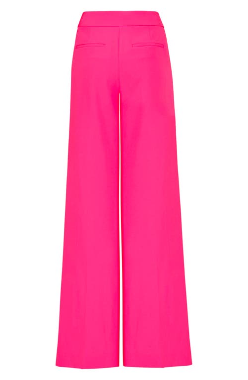 Milly Lennon Linen Pant In Pink