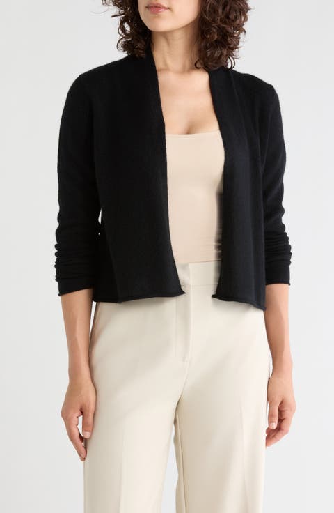 Cropped Cashmere Cardigan