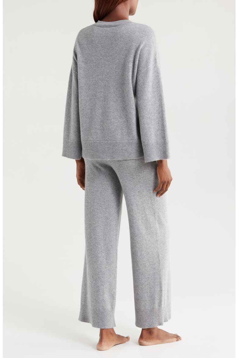 Cashmere Pajamas, Alternate, color, GREY HEATHER