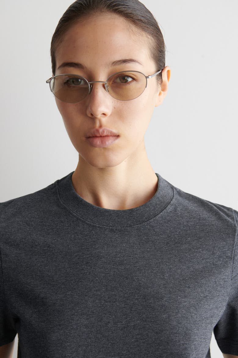 Clean Cut T-Shirt, Alternate, color, DARK-GRAY MÉLANGE