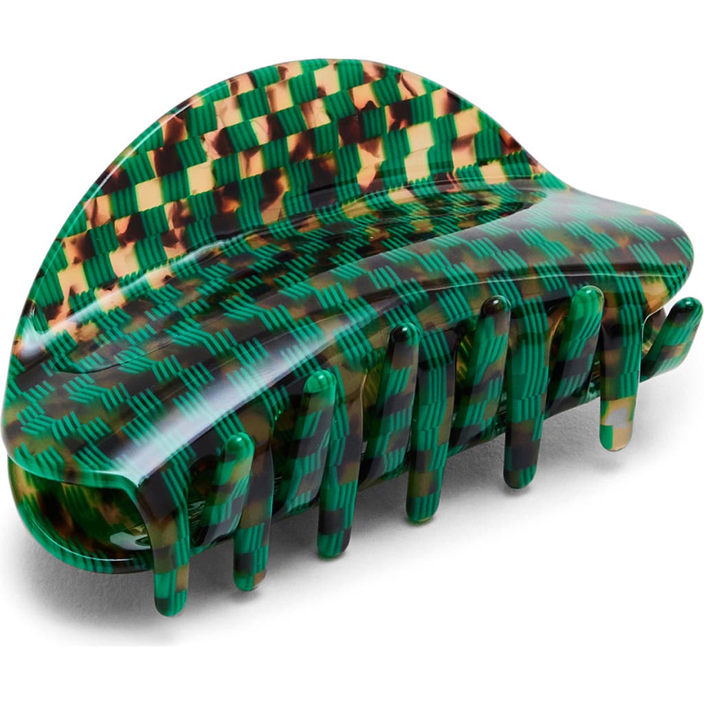 Chunks Suki Claw Clip in Green/Black