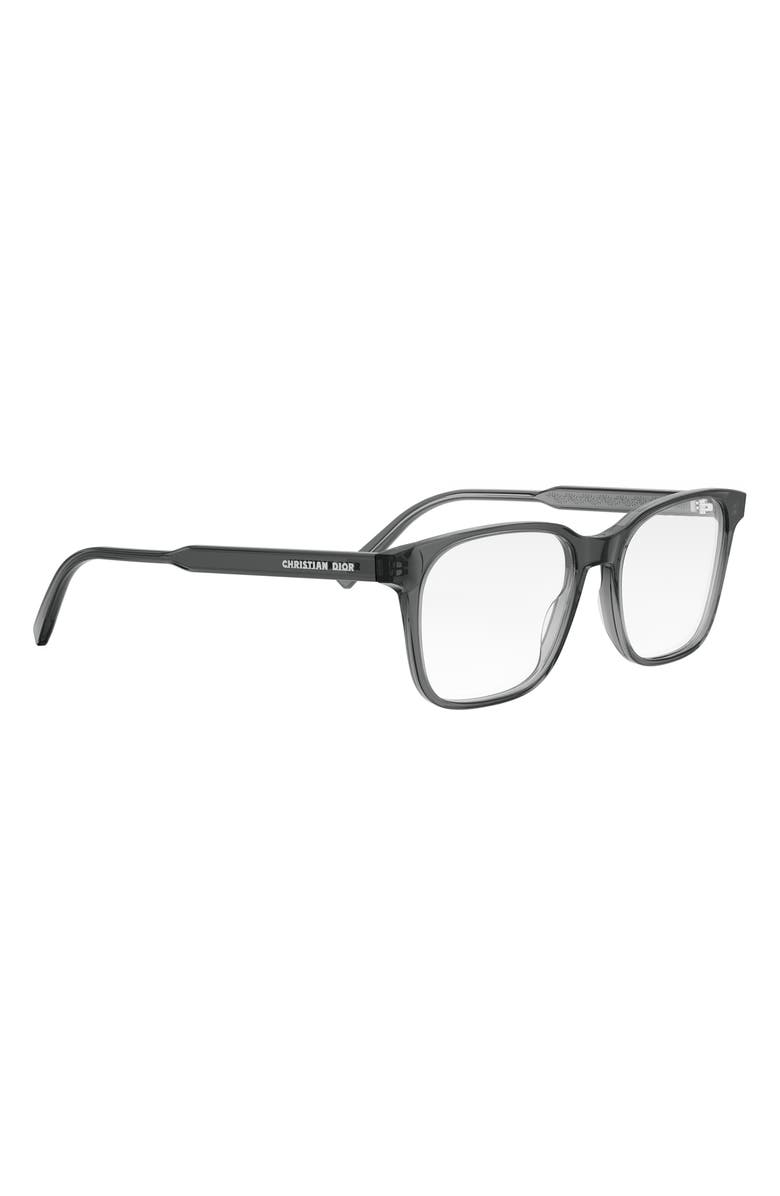 DIOR 'DiorBotanicaO S1I 55mm Rectangular Eyeglasses, Alternate, color, Grey/ Other