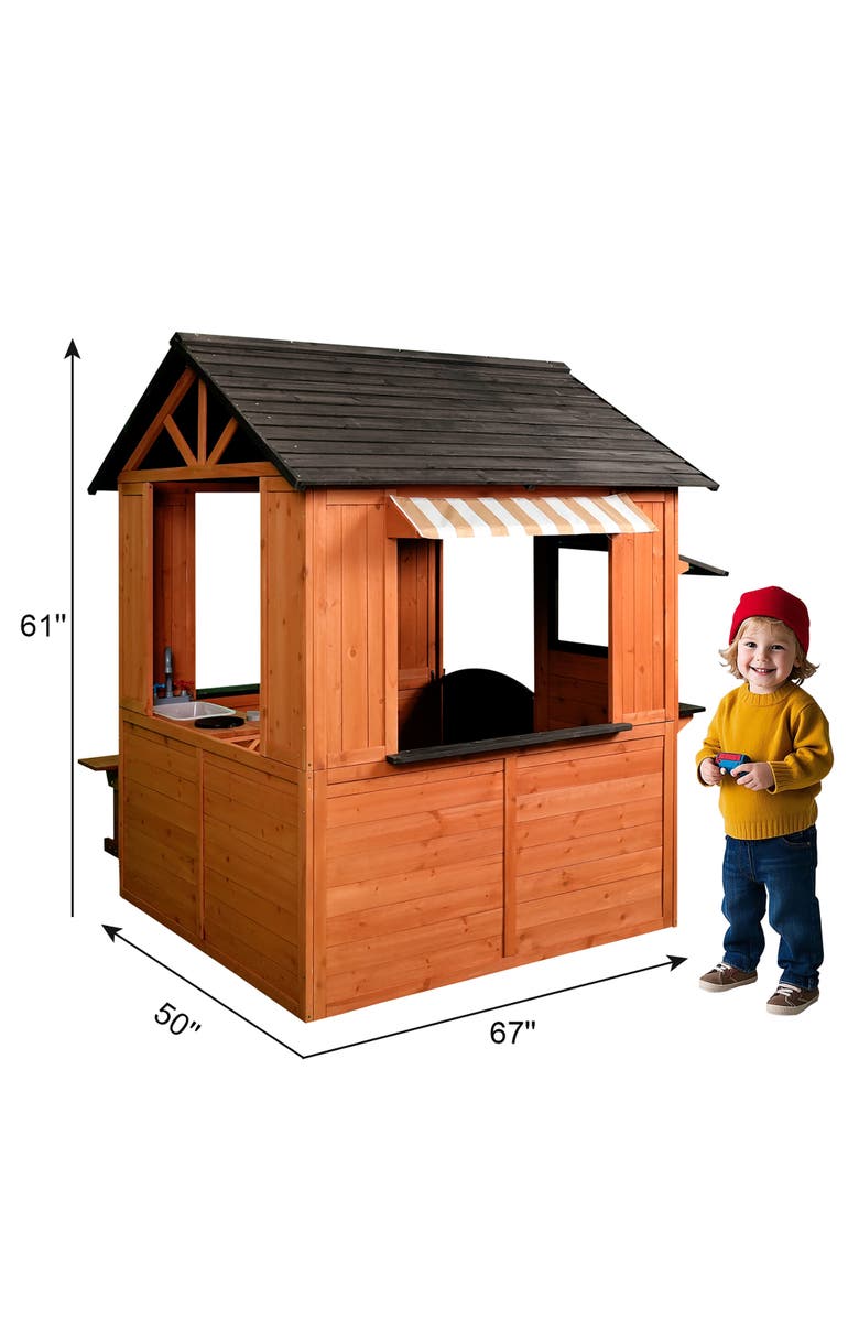 Easy Playhouse Outdoor Wooden Playhouse, Alternate, color, 