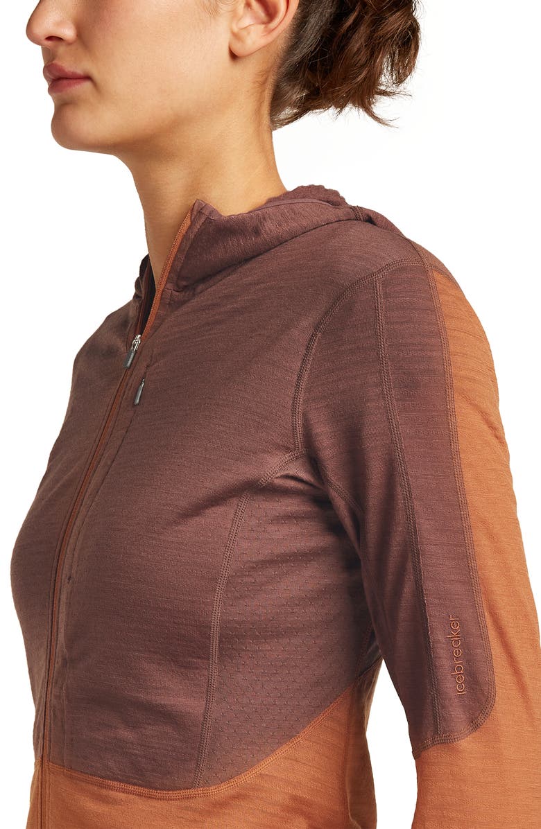 Icebreaker Tencel & Merino 200 Realfleece Descender Zip Hoodie, Alternate, color,