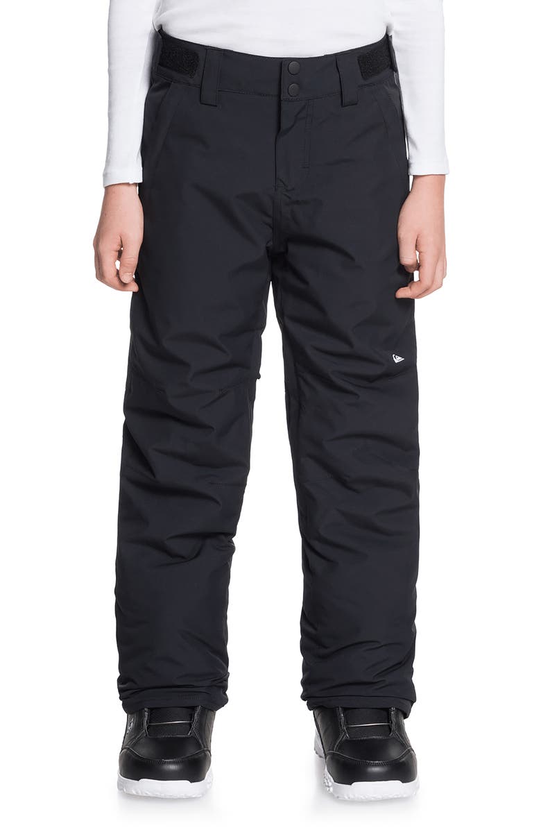 Quiksilver Kids' Estate Waterproof Snow Pants, Main, color,