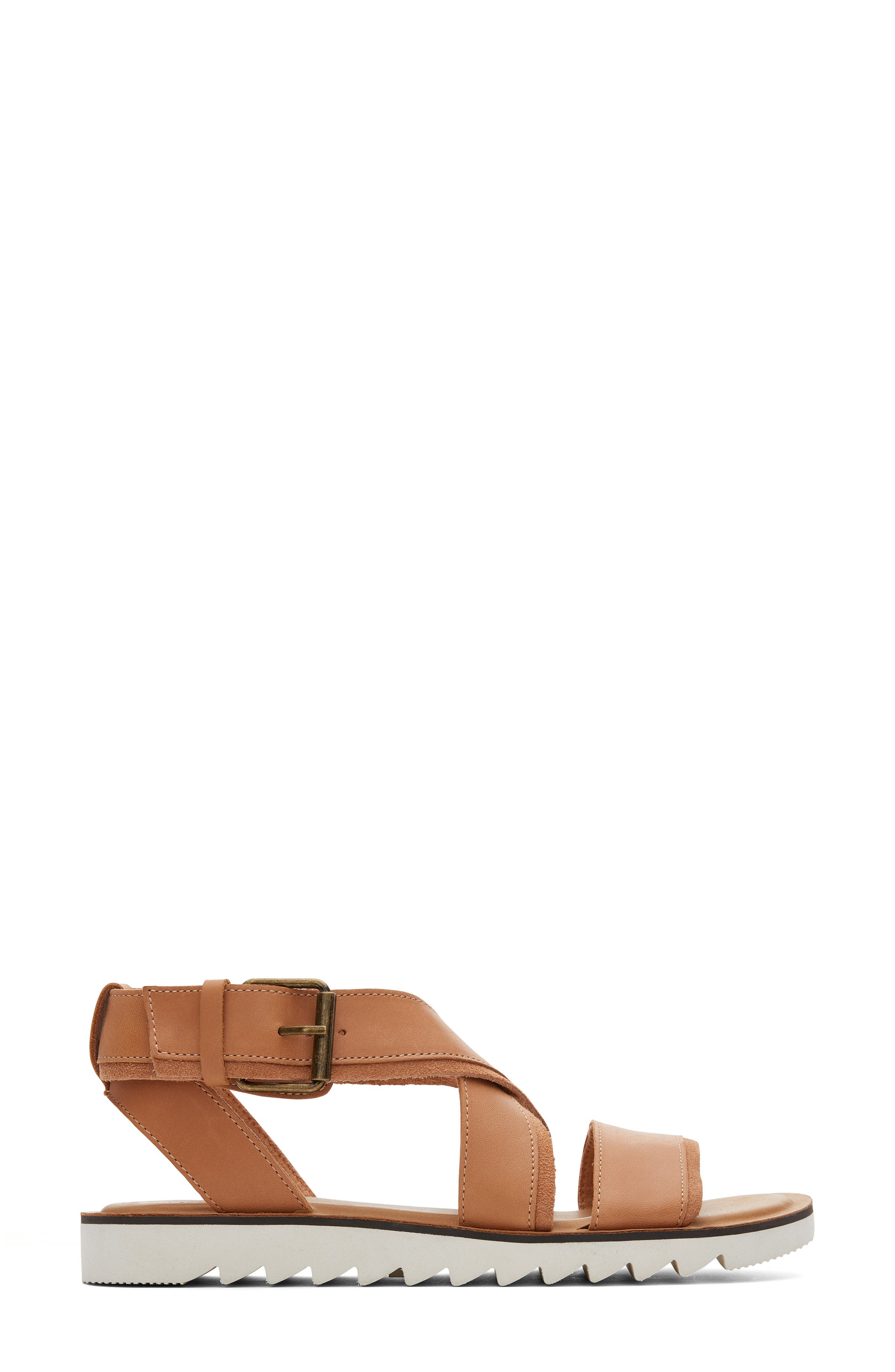 TOMS Sidney Tread Sandal, Alternate, color, Warm Beige