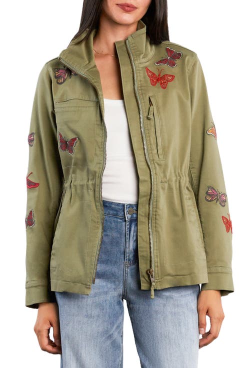 Rider Embroidered Utility Jacket