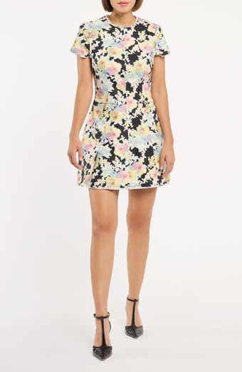 Nova Ikat Bouquet Sheath Minidress