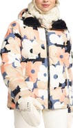 Roxy Alofted Water Resistant Hooded Puffer Jacket