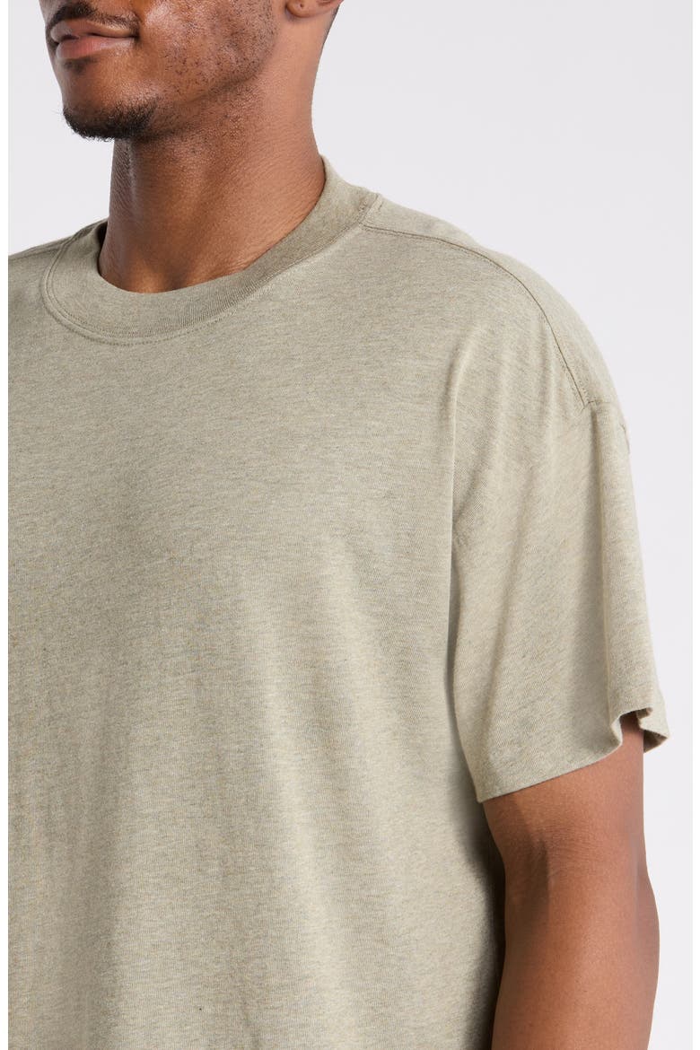 Essential Cotton Blend T-Shirt, Alternate, color, SEAL HEATHER
