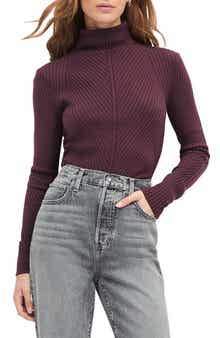 Favorite Daughter Be Your Girl Turtleneck Merino Wool Blend Sweater