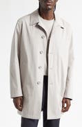 Herno Dean Single Breasted Water Resistant Cotton Gabardine Trench Coat