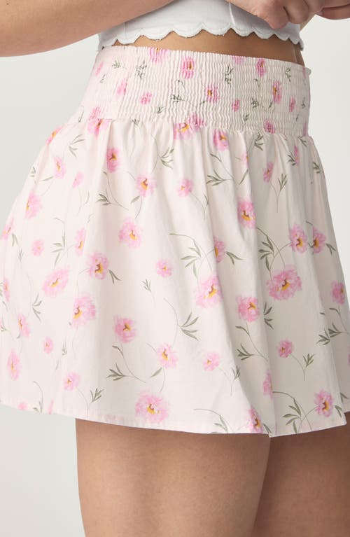 Florence By Mills Smocked Mini Skort In Multi