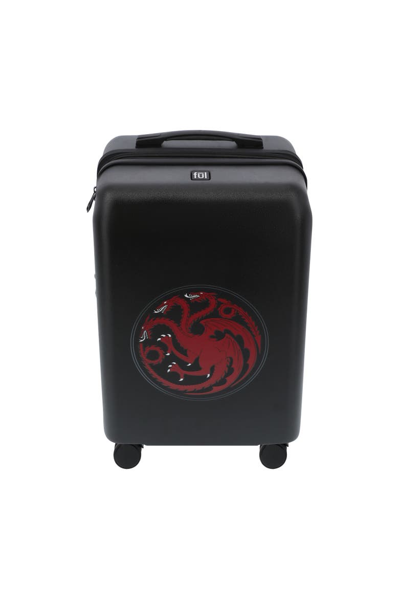 WB GAME OF THRONES  22.5" CARRY-ON LUGGAGE, Alternate, color, BLACK
