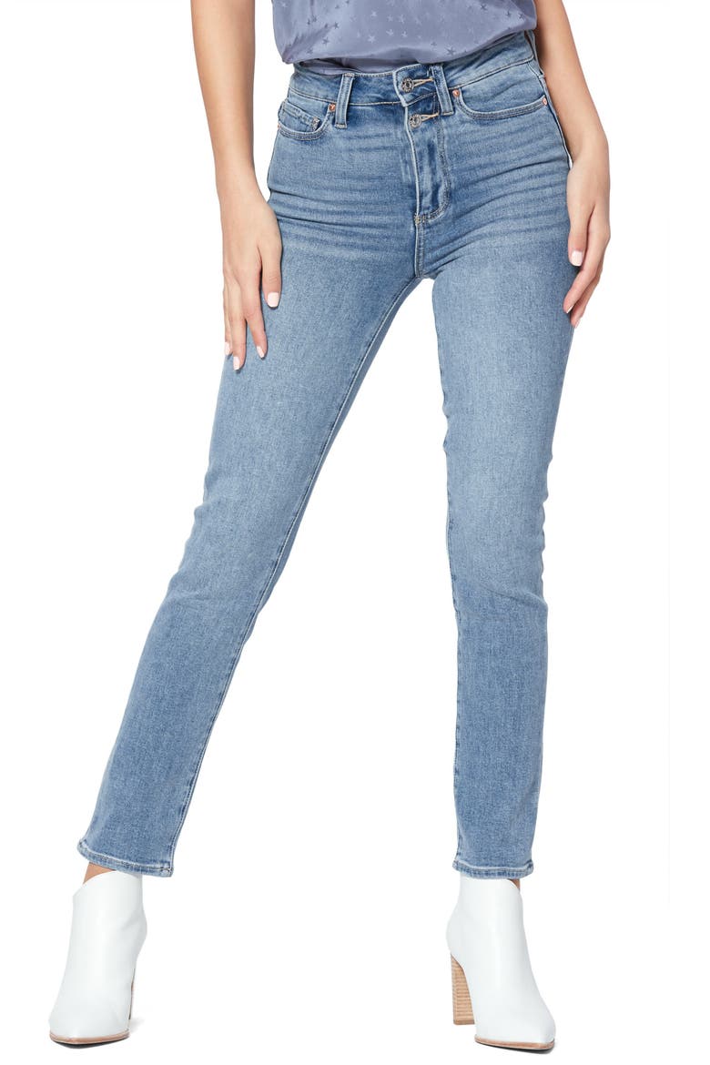 Hoxton Transcend Vintage Denim High Waist Slim Jeans, Main, color, MACLAREN