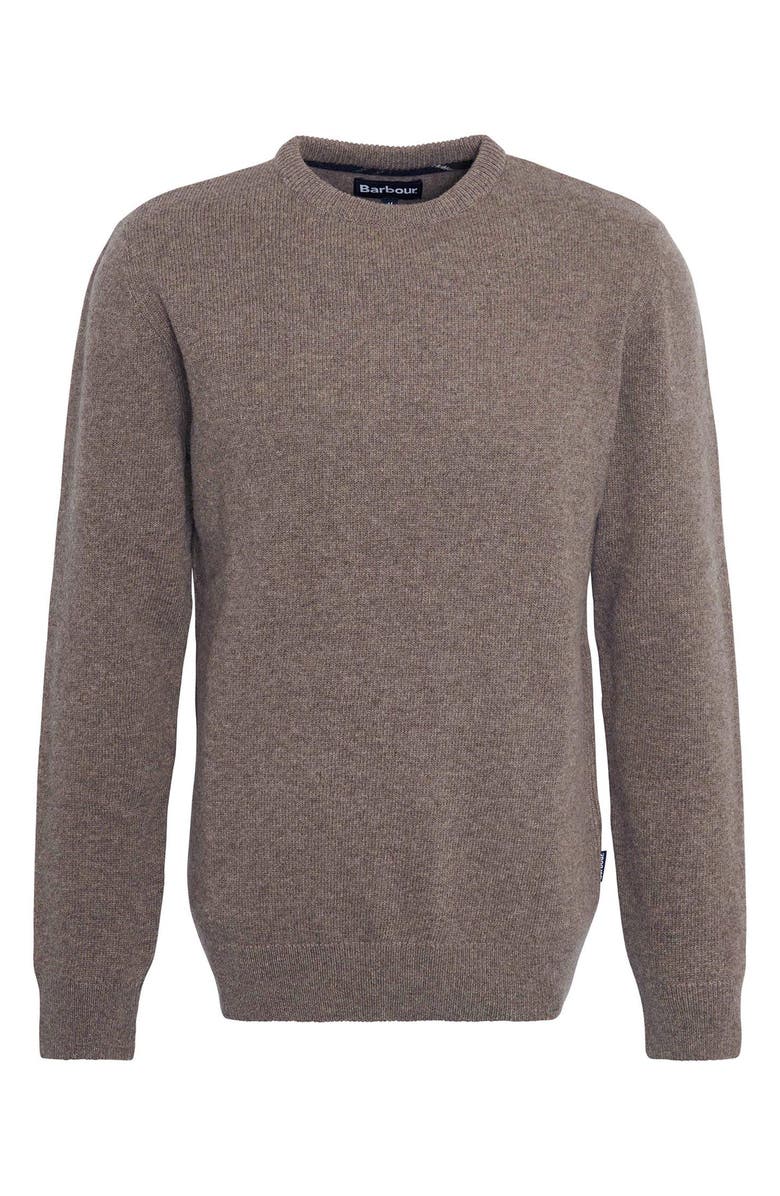 Barbour Holden Elbow Patch Wool Crewneck Sweater, Alternate, color, 
