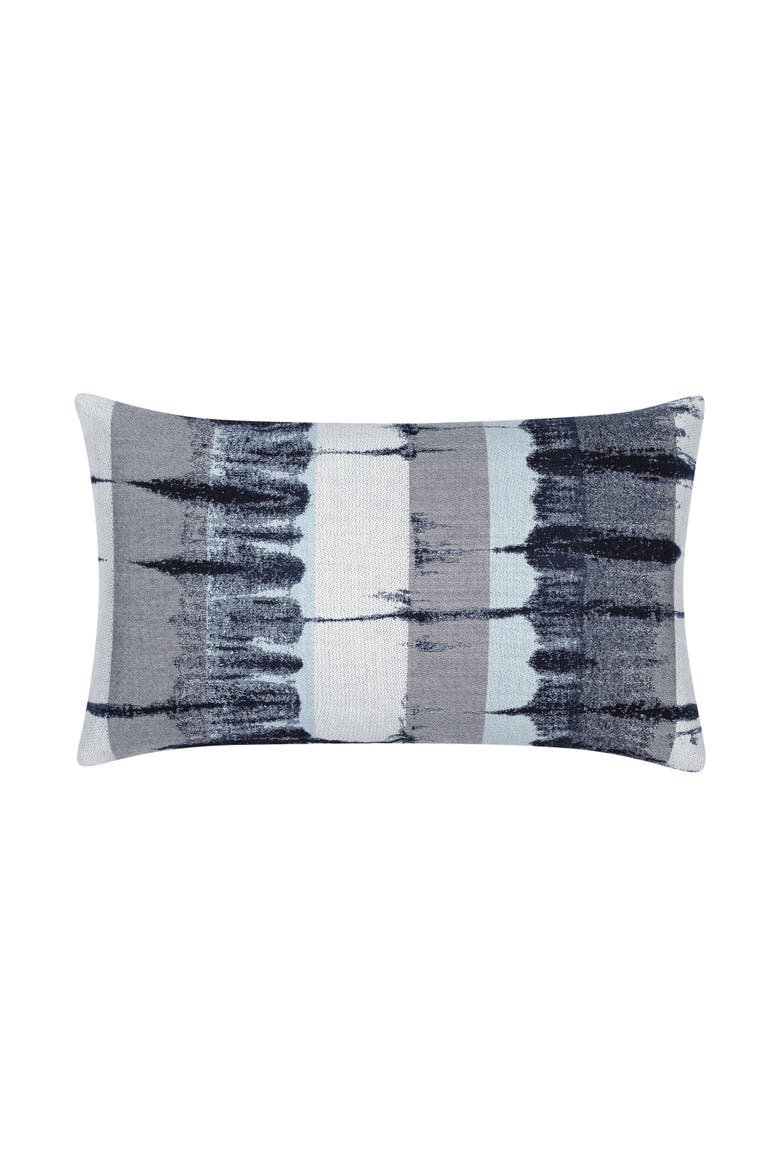 Shibori Indoor & Outdoor Woven Accent Pillow, Alternate, color, Blue