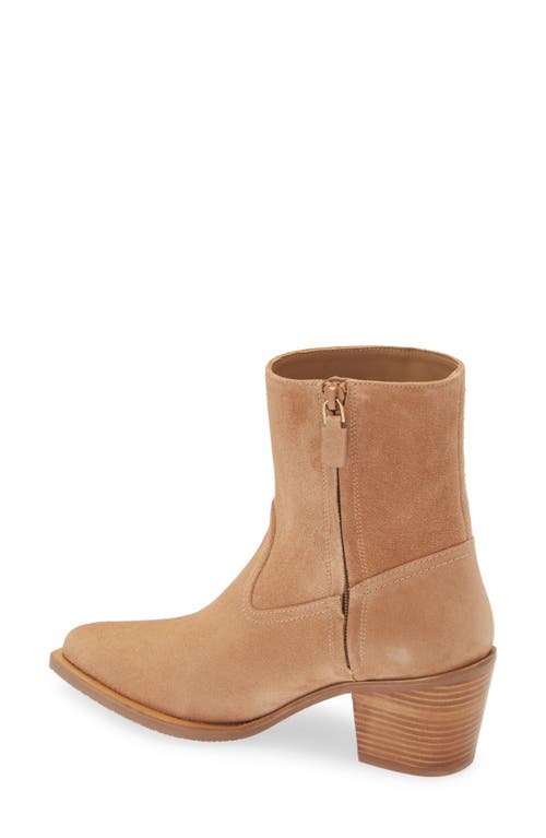 Stuart Weitzman Tate Bootie In Brown